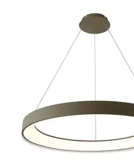 Svietidlá BRILAGI - LED stmievateľný luster na lankách FALCON II LED/108W/230V priemer 80 cm béžová + diaľkové ovládanie BRCD2668-800/BG