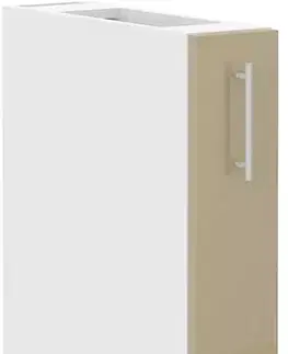 Kuchynské skrinky stojace Kuchynská skrinka 15D cargo bb MDF cappucino