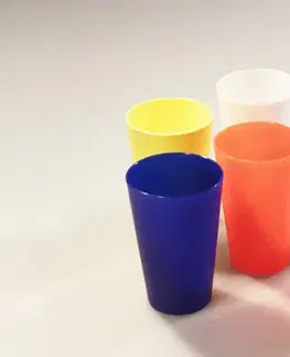 Kelímky, poháriky MAKRO - Poháre farebné plastové, sada 6ks 300ml