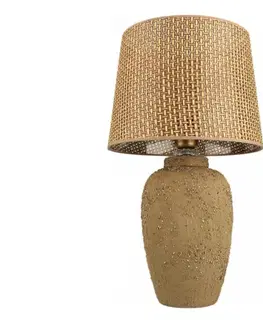 Lampy  Stolná lampa RAMZES 1xE27/40W/230V hnedá 687HMY2408