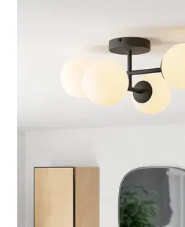 Svietidlá Eglo 902094 - LED kúpeľňový prisadený luster CASTROVIDO 4xG9/4,2W/230V IP44 čierny 902094
