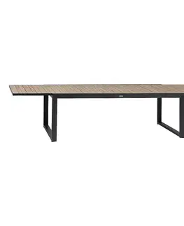 Stolčeky Hliníkový jedálenský stôl EMPERIA 220/340x110 cm