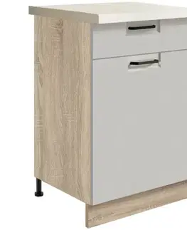 Kuchynské skrinky stojace Skrinka do kuchyne Favorit 4d Sonoma/Latte