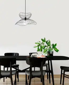 Svietidlá Závesný luster Farac duo - 6390, čierna