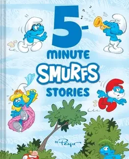 Leporelá, krabičky, puzzle knihy 5-Minute Smurfs Stories - Peyo