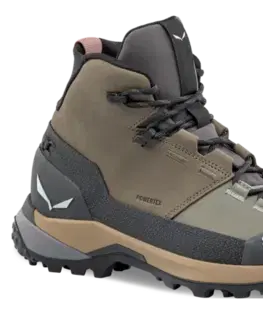 Vysoká outdoor obuv Salewa Puez Leather Mid PTX W Veľkosť: 38 EUR