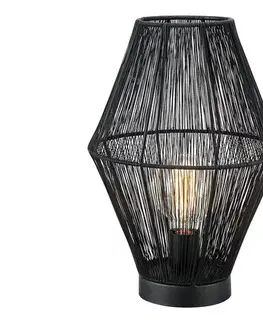 Lampy Markslöjd 108666 - Stolná lampa CASA 1xE27/40W/230V čierna 108666