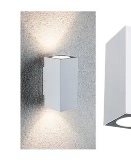 Svietidlá Paulmann 94330 - 2xLED/2,8W IP44 Vonkajšie nástenné svietidlo FLAME 230V biela 94330