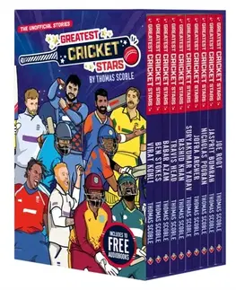 Encyklopédie pre deti a mládež - ostatné The Greatest Cricket Stars 10 Book Collection - Thomas Scoble