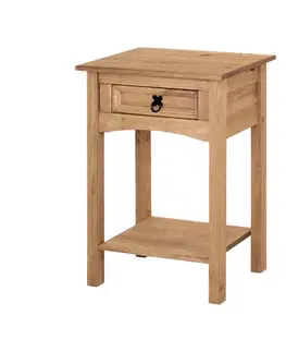 Jedálenské stoly Odkladací stolík CORONA 3 vosk