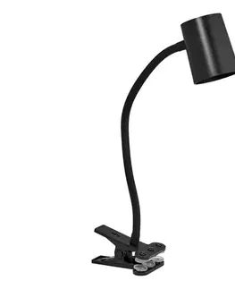 Lampy Osram - Stolná lampa s klipom DESK LINE 1xGU10/9W/230V čierna 4099854464416