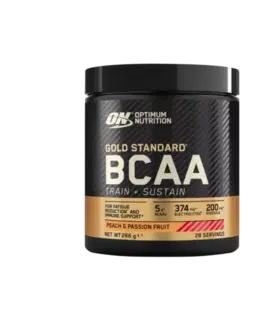 BCAA Optimum Nutrition Gold Standard BCAA Train Sustain broskyňa marakuja
