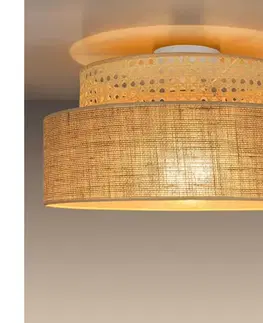 Svietidlá  Stropné svietidlo BOHO 1xE27/60W/230V pr. 40 cm ratan 0125