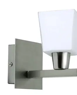 Nástenné svetlá Nástenná lampa Maxim E14 matný nikel