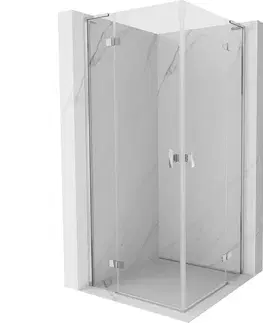 Sprchovacie kúty MEXEN/S - Mist HL Duo sprchovací kút dvere krídlové 80 x 80, transparent, chróm 8A5L-080L-080P-01-00