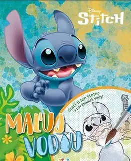 Pre deti a mládež - ostatné Maľuj vodou A4 - Lilo & Stitch