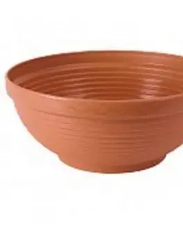 Kvetináče a truhlíky Kinekus Kvetináč misa plastová, priemer 225mm, terakota