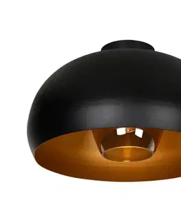 Svietidlá Lucide 30186/38/30 - Stropné svietidlo SHARAN 1xE27/60W/230V pr. 38 cm čierna 30186/38/30