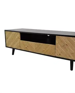 Všetky produkty TV stolík Vermont 140x46x47 black/wood
