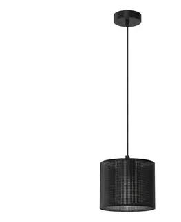 Svietidlá  Luster na lanku LOFT SHADE 1xE27/60W/230V pr. 18 cm čierna 5236