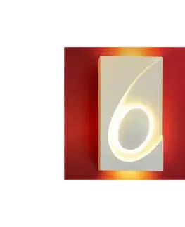 Svietidlá  Nástenné svietidlo KOMETA 1xE14/12W/230V sadra/biela MW-8185