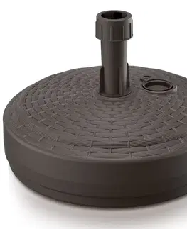 Stojany a držiaky na slnečníky a sušiaky NABBI MPOR podstavec pod slnečník 10 l hnedá
