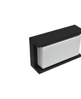 Svietidlá  Vonkajšie nástenné svietidlo ARAGO 1xE27/60W/230V IP54 čierne SKU045712