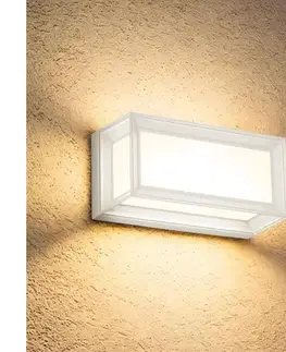 Svietidlá Brilagi - LED vonkajšie nástenné svietidlo PARKER LED/12W/230V biela IP44 BRI878