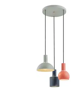 Svietidlá Argon 1479 - Luster na lanku SINES 3xE27/15W/230V zelená/modrá/oranžová 1479