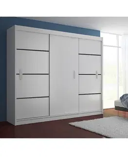 Šatňové skrine Šatníková skriňa MERINA 250 Tempo Kondela