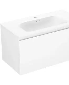 Kúpeľňový nábytok MEXEN/S - Orio kúpeľňová skrinka 90 cm s umývadlom Vela, 1 šuplík, biela mat 91A10-09047-1-BF01-W23M01