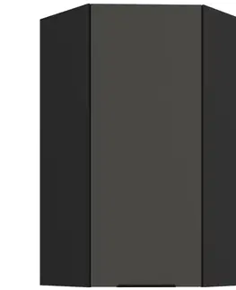 Kuchynské skrinky visiace Kuchynská skrinka Aria-Gr/Bl Anti Fingerprint 60x60 Gn-108 1f (45°)