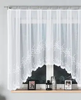 Záclony do obývačky Žakárová záclona BAKARO 320x160