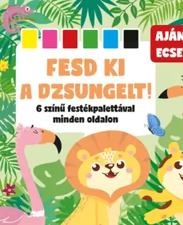 Nalepovačky, vystrihovačky, skladačky Fesd ki a dzsungelt!
