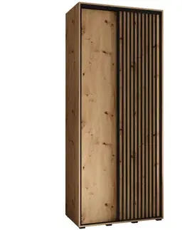Šatníkové skrine Skriňa Lanko 1-100 (60) artisan