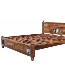 Postele Posteľ Jali 160x200 z indického masívu palisander