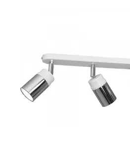 Svietidlá  Bodové svietidlo NEST 3xGU10/8W/230V biela/chróm 1778