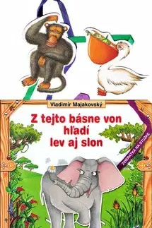 Leporelá, krabičky, puzzle knihy Z tejto básne von hľadí lev aj slon - Vladimír Majakovský