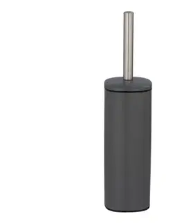 Svietidlá WENKO 24777100 - WC súprava ALASSIO 9,3x39,2 cm nerezová oceľ/šedá 24777100