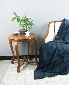 Ozdobné prikrývky Deka Laguna 170x220cm námornícka modrá