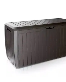 Záhradné úložné boxy NABBI MBBD290 záhradná truhlica 290 l hnedá
