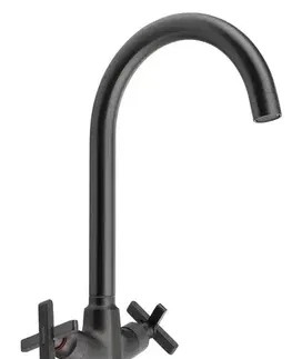 Kuchynské drezy SAPHO SAPHO - XELLA stojánkova drezová batéria, gun metal XE603GM