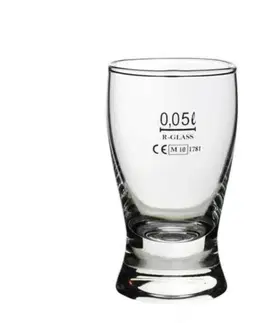 Poháre Kinekus Pohár sklo s ciachom, 0,05L, GENTLEMAN