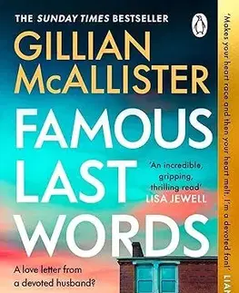 Detektívky, trilery, horory Famous Last Words - Gillian McAllister