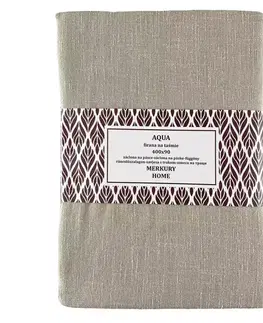 Záclony do obývačky Záclona na páske  AQUA polyester béžová 400x90 Merkury Home