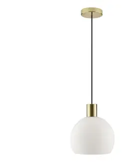 Svietidlá Brilliant - Závesné svietidlo na lanku CONY 1xE27/20W/230V pr. 25 cm mosadz 51380/18