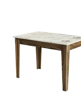 Konferenčné stolíky Jedálenský stôl Kiev White and Walnut