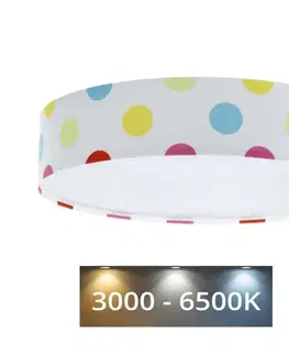 Svietidlá  LED Stmievateľné svietidlo GALAXY KIDS LED/24W/230V bodky pestrofarebná + DO 