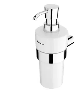 Svietidlá NIMCO BR 11031KN-26 - Nástenný dávkovač mydla BORMO 300 ml biela/lesklý chróm BR 11031KN-26
