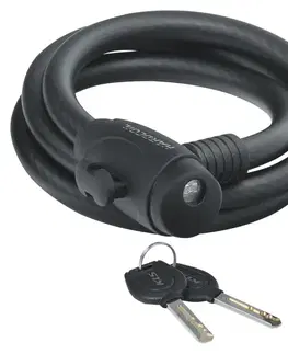 Zámky na bicykel Kellys Hardcoil 120 cm